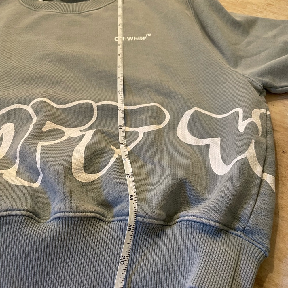 Off White Virgil Abloh main label xxs sweatshirt EUC - Picture 13 of 15